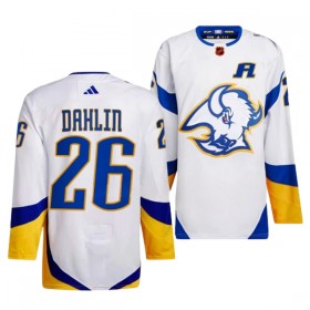 Buffalo Sabres tröja Rasmus Dahlin 26 Adidas 2022-23 Vit Reverse Retro 2.0 Authentic - NHL Tröjor Herr